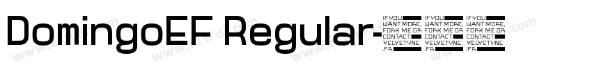 DomingoEF Regular字体转换